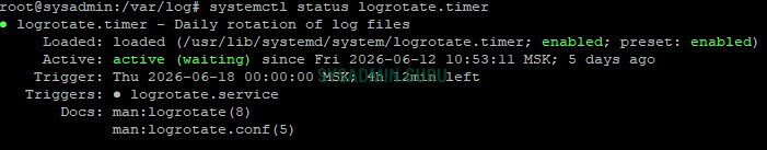 Ротация логов на Ubuntu 24.04